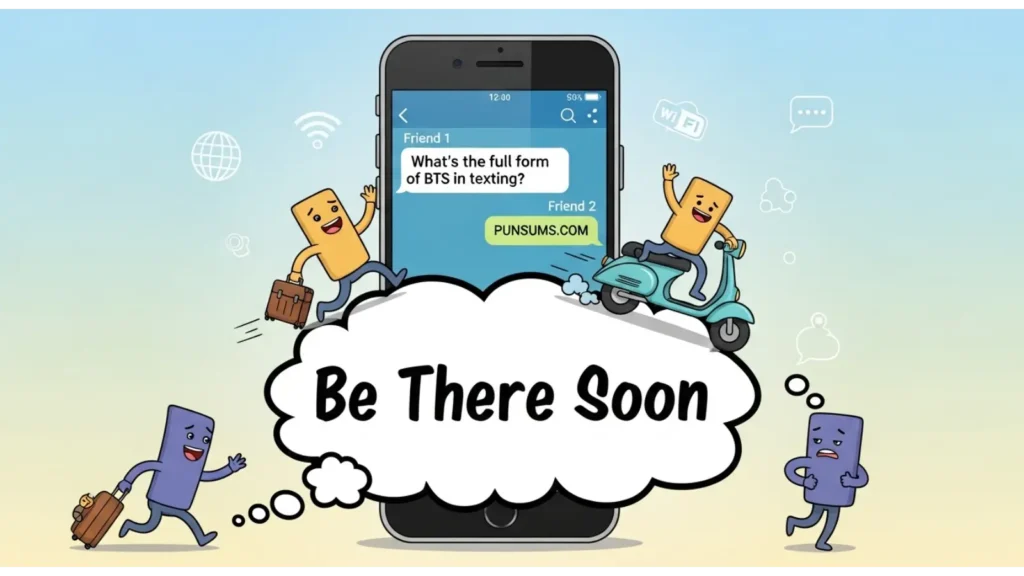 Full form of BTS in texting