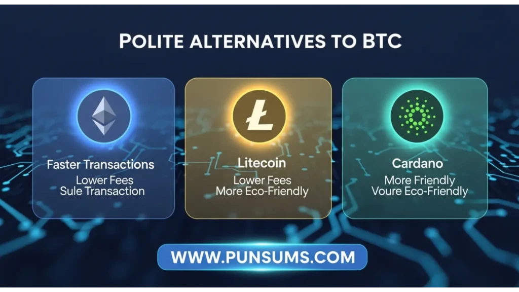 Polite alternatives to BTC