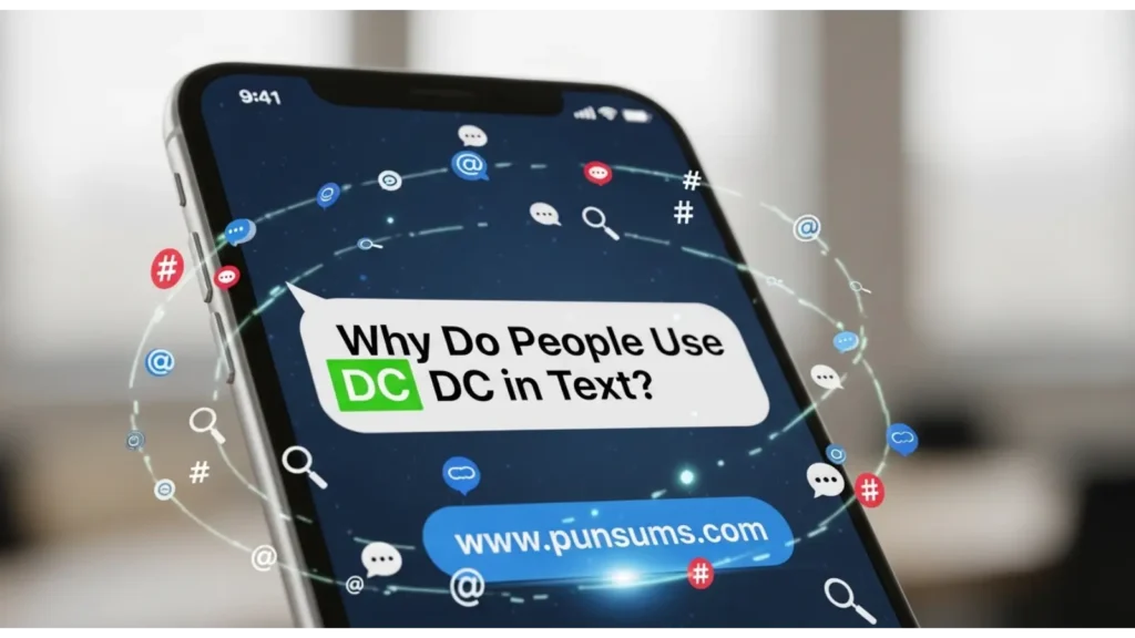Why Do People Use DC in Text?
