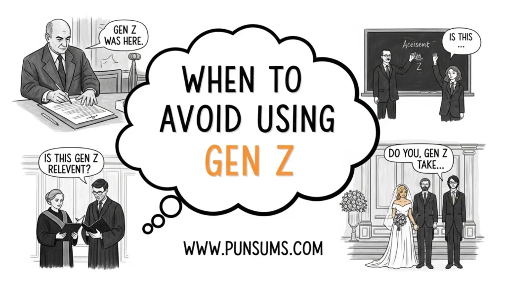 When to Avoid Using Gen Z