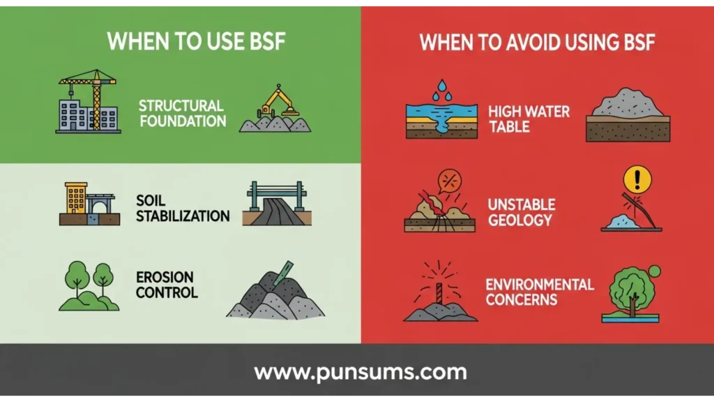 When to Avoid Using BSF