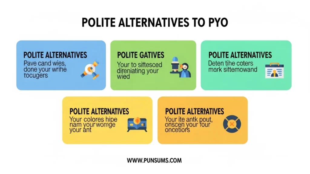 Polite Alternatives to PYO