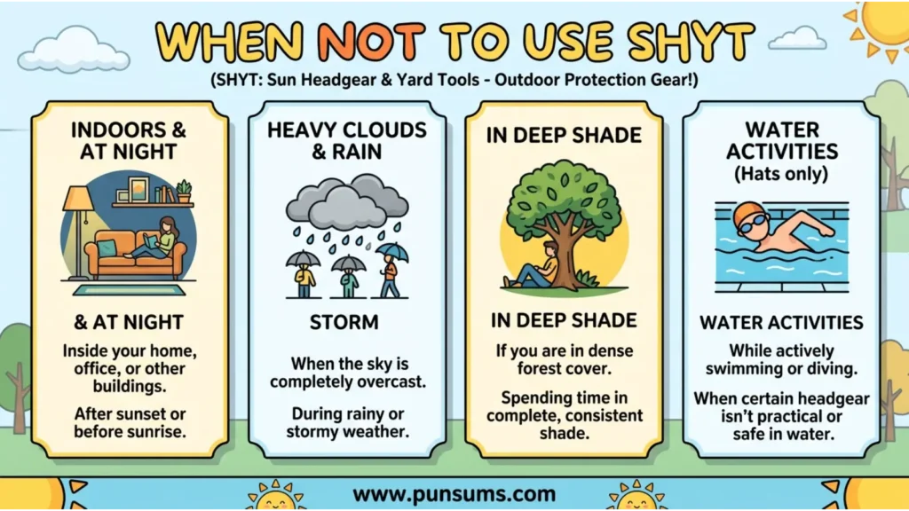 When NOT to Use SHYT