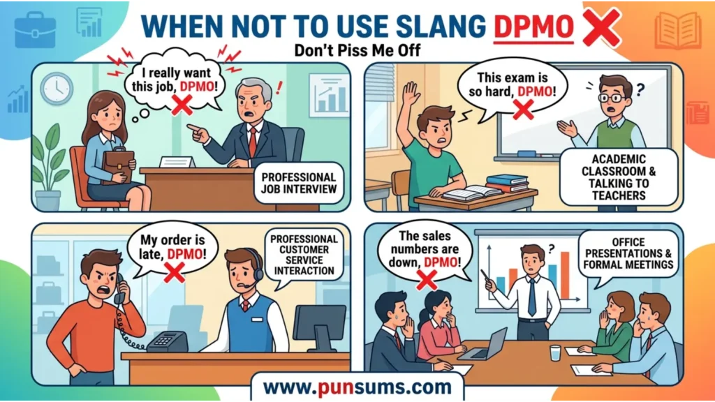 When NOT to Use Slang DPMO