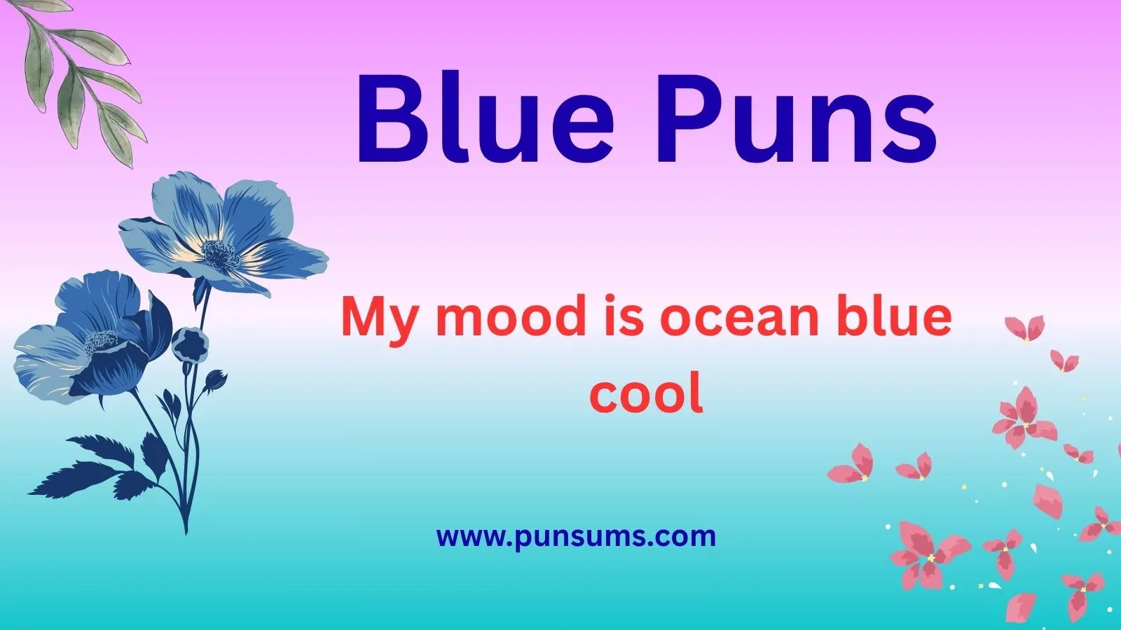 Blue Puns That Will Make You Smile