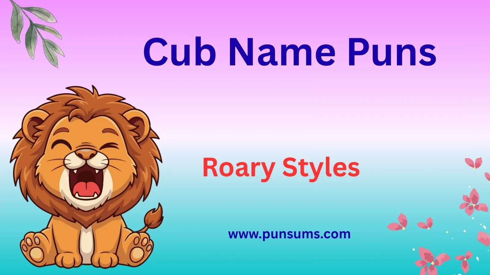 Cub Name Puns That Bring Out the Wild Side of Your Humor