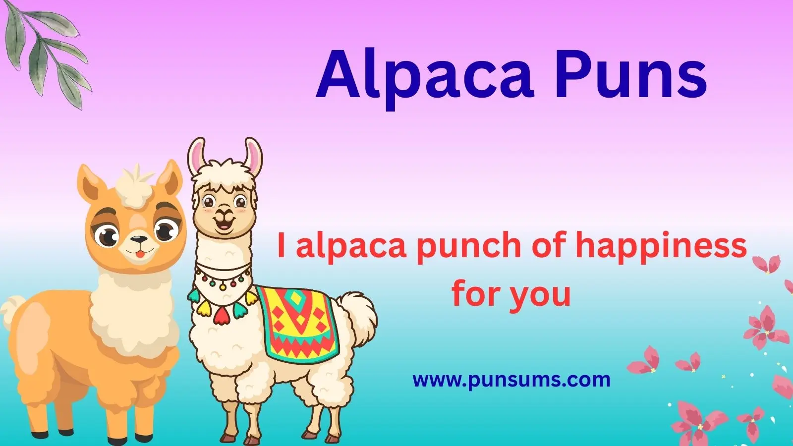 Alpaca Puns