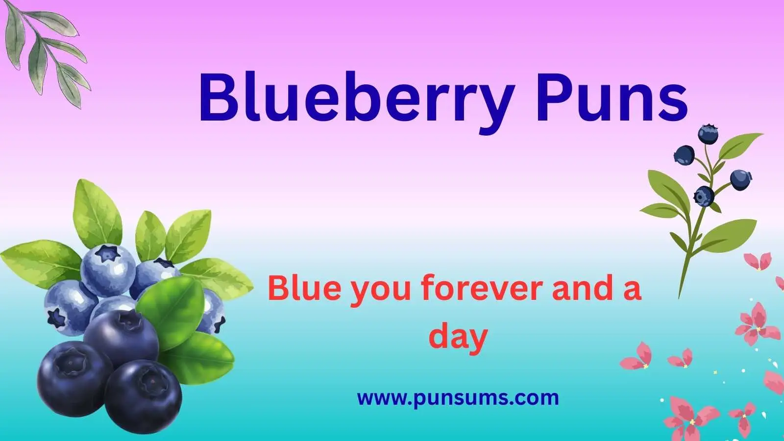 Blueberry Puns