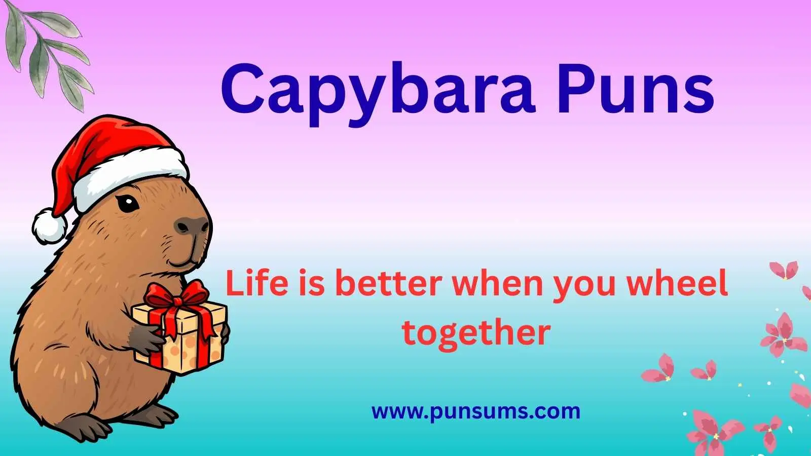 Capybara Puns