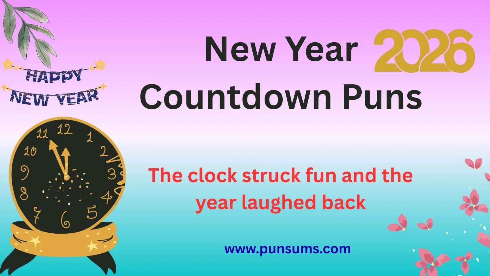 New Year Countdown Puns