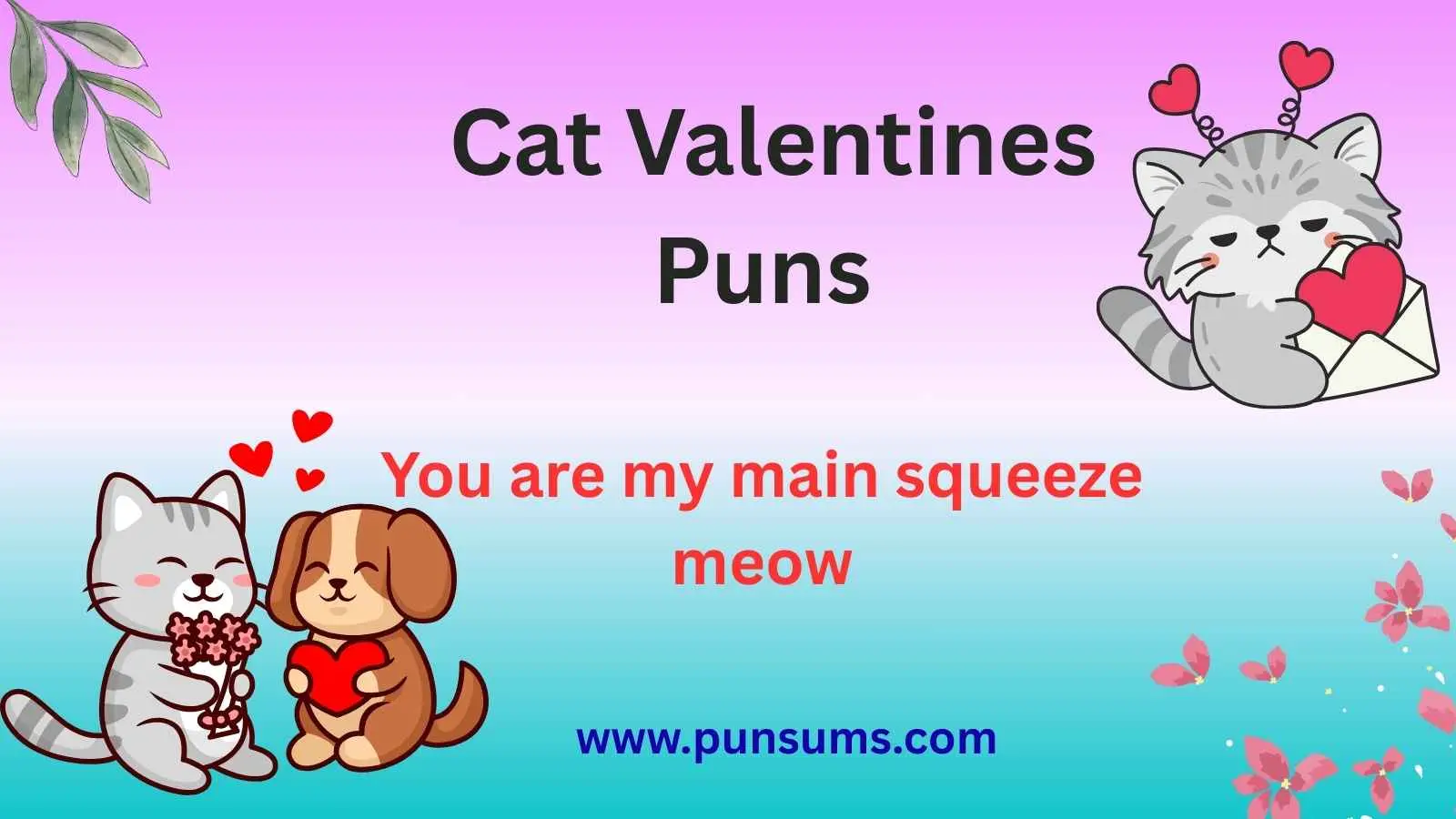 Cat Valentines Puns