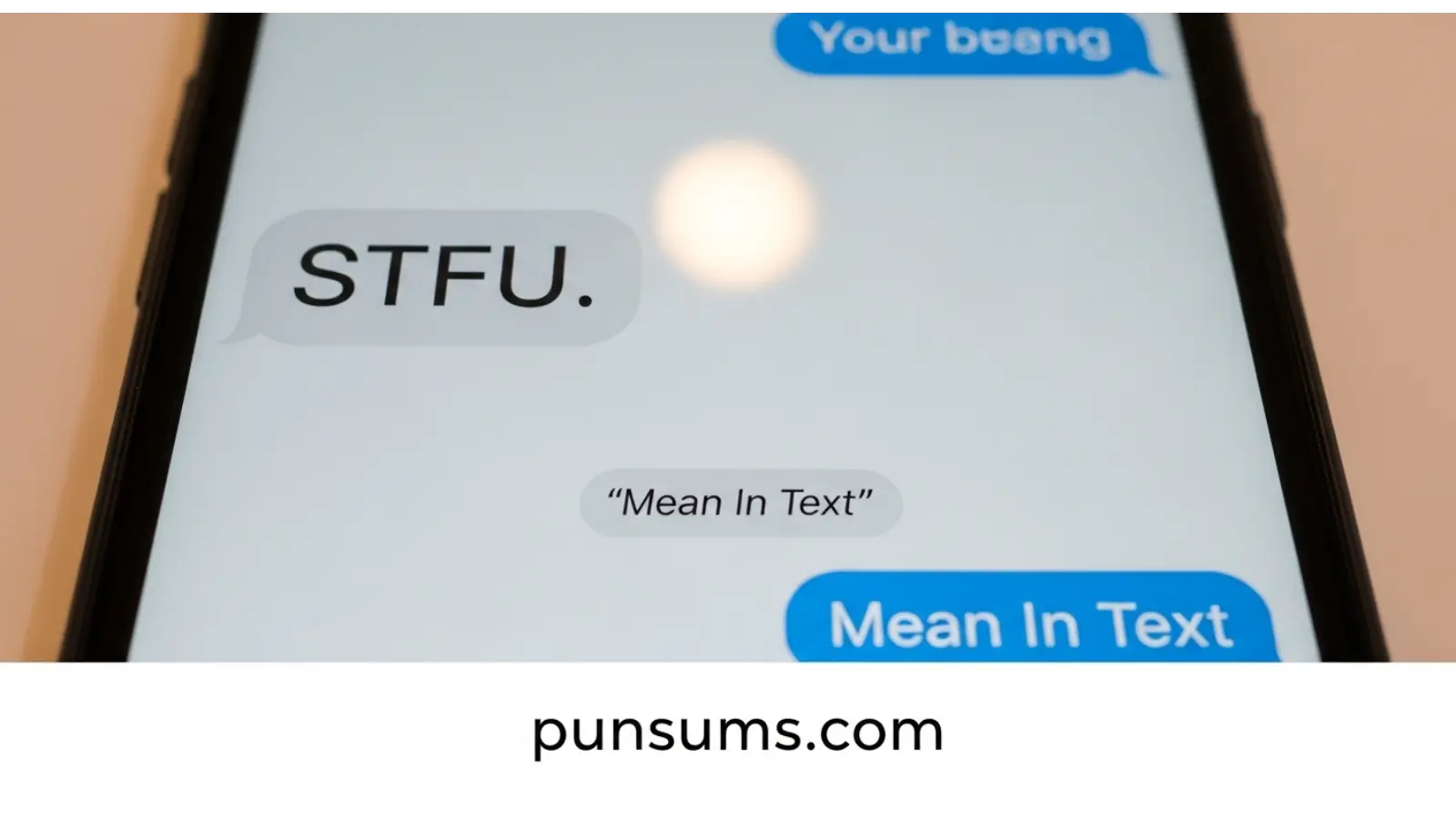 STFU Mean in Text