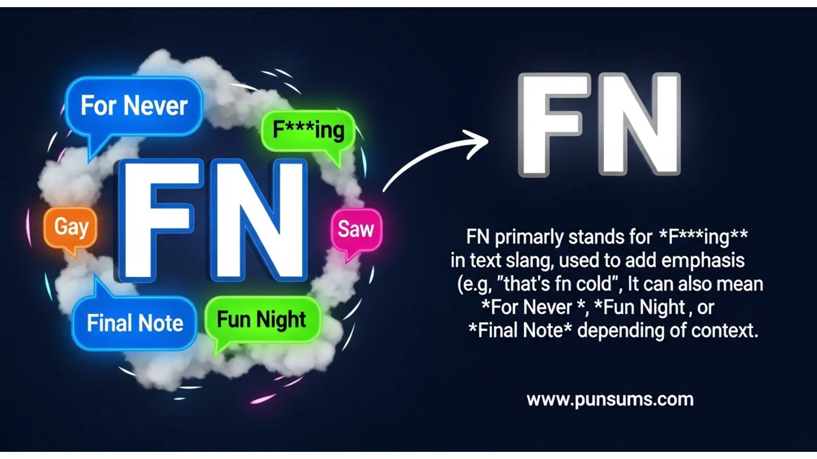 FN Mean in Text Slang