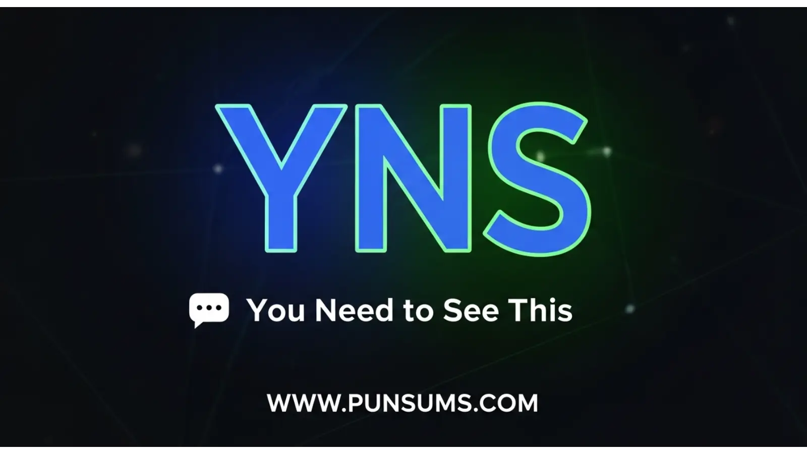 yns mean in text