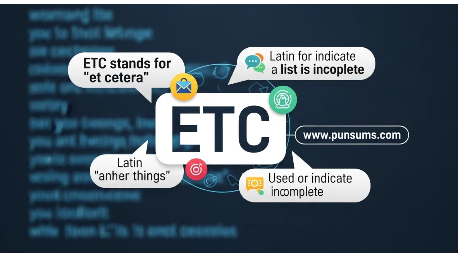 ETC Mean in Text
