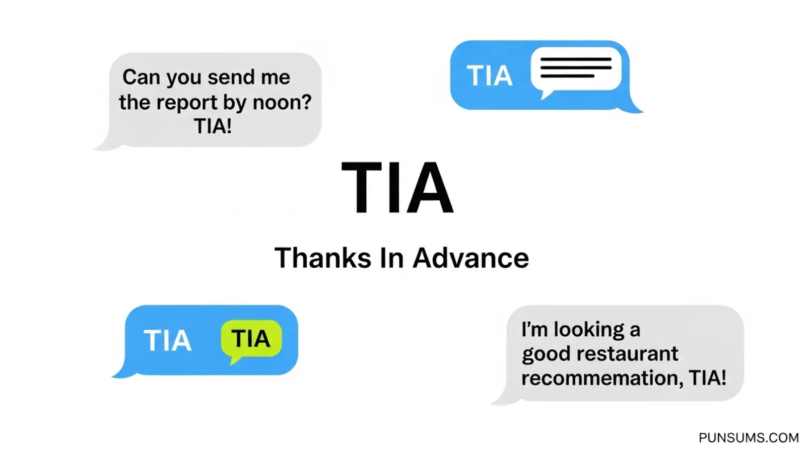 tia mean in text