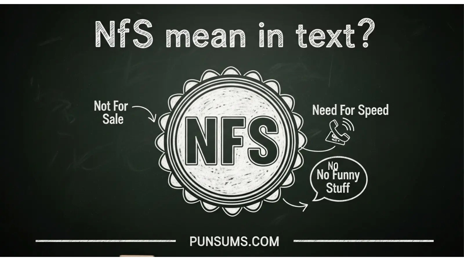 nfs mean in text