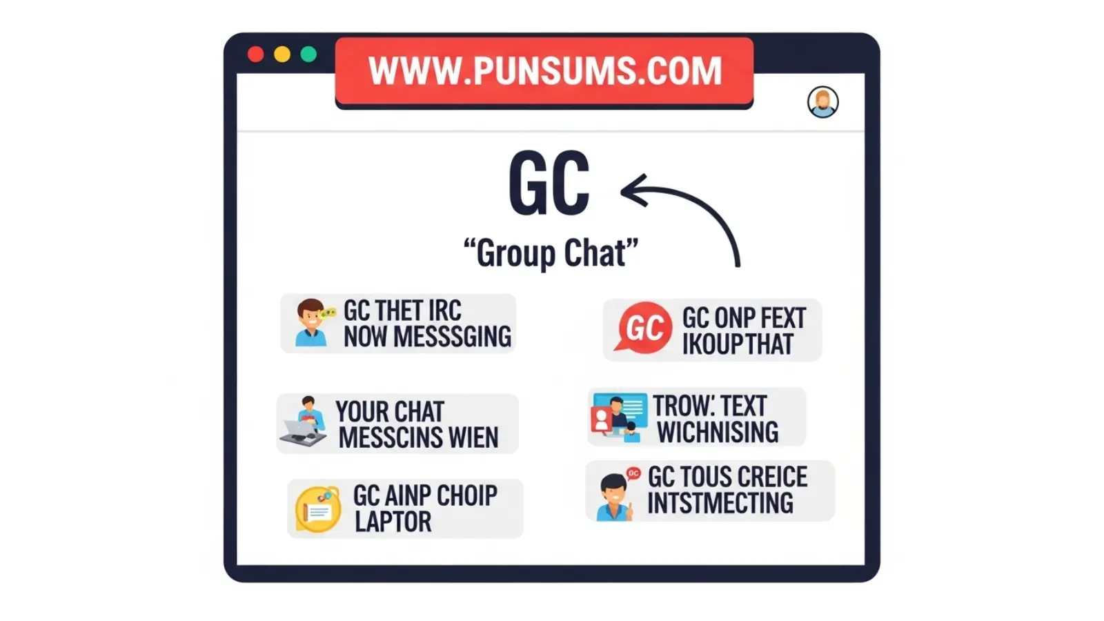 GC Meaning in Text