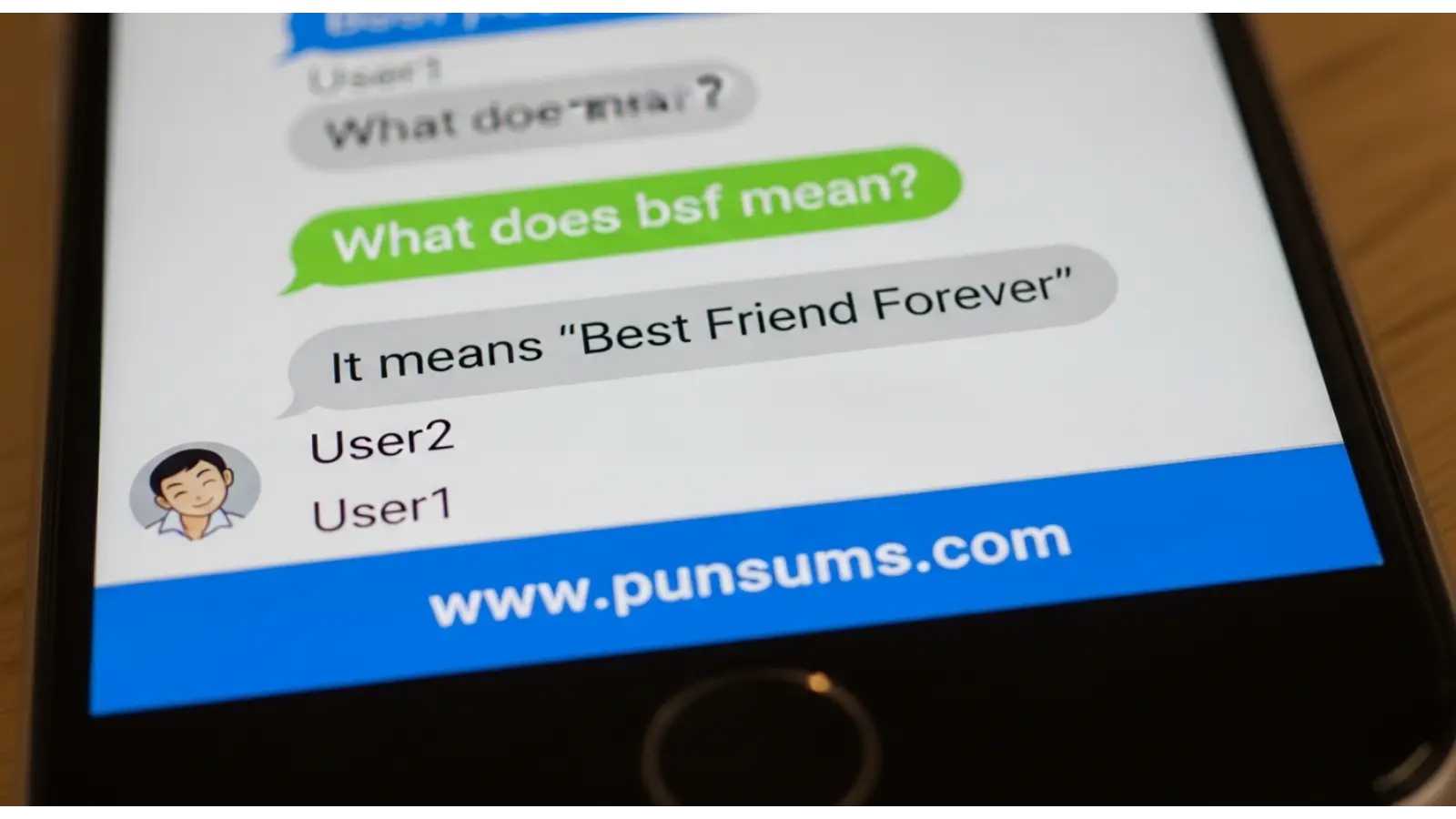 bsf mean in text