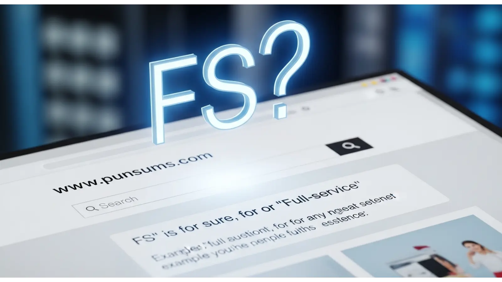 fs mean in text