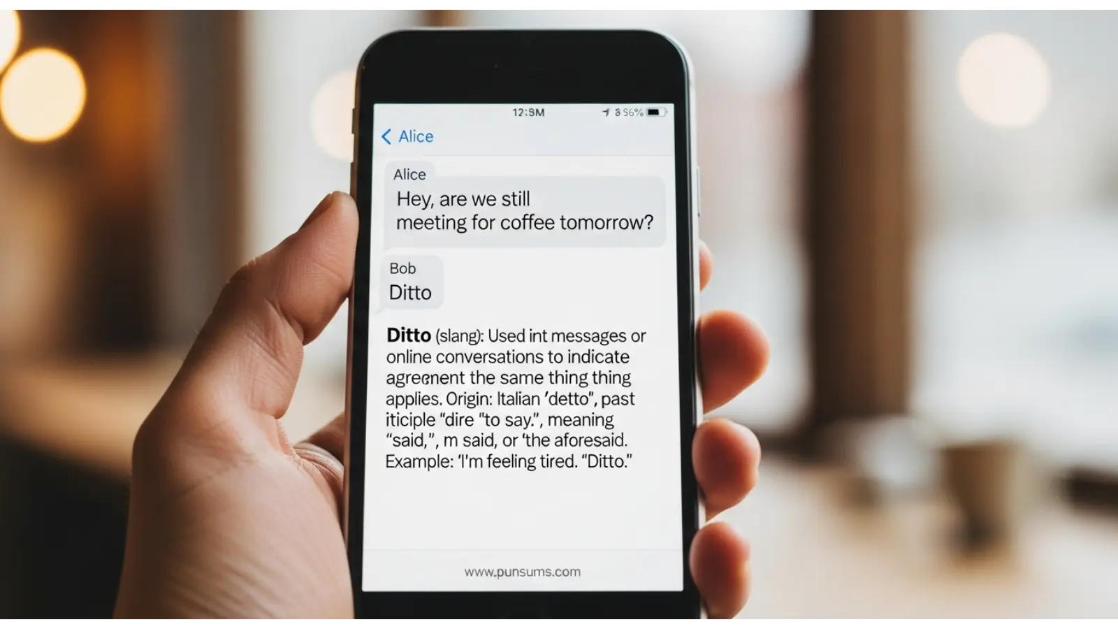 ditto mean in text