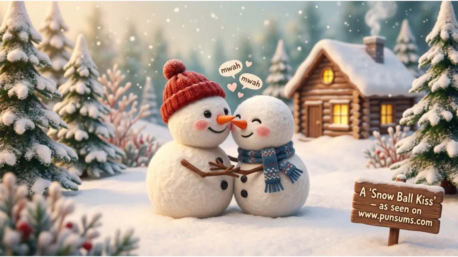 Snow Ball Kissing mean
