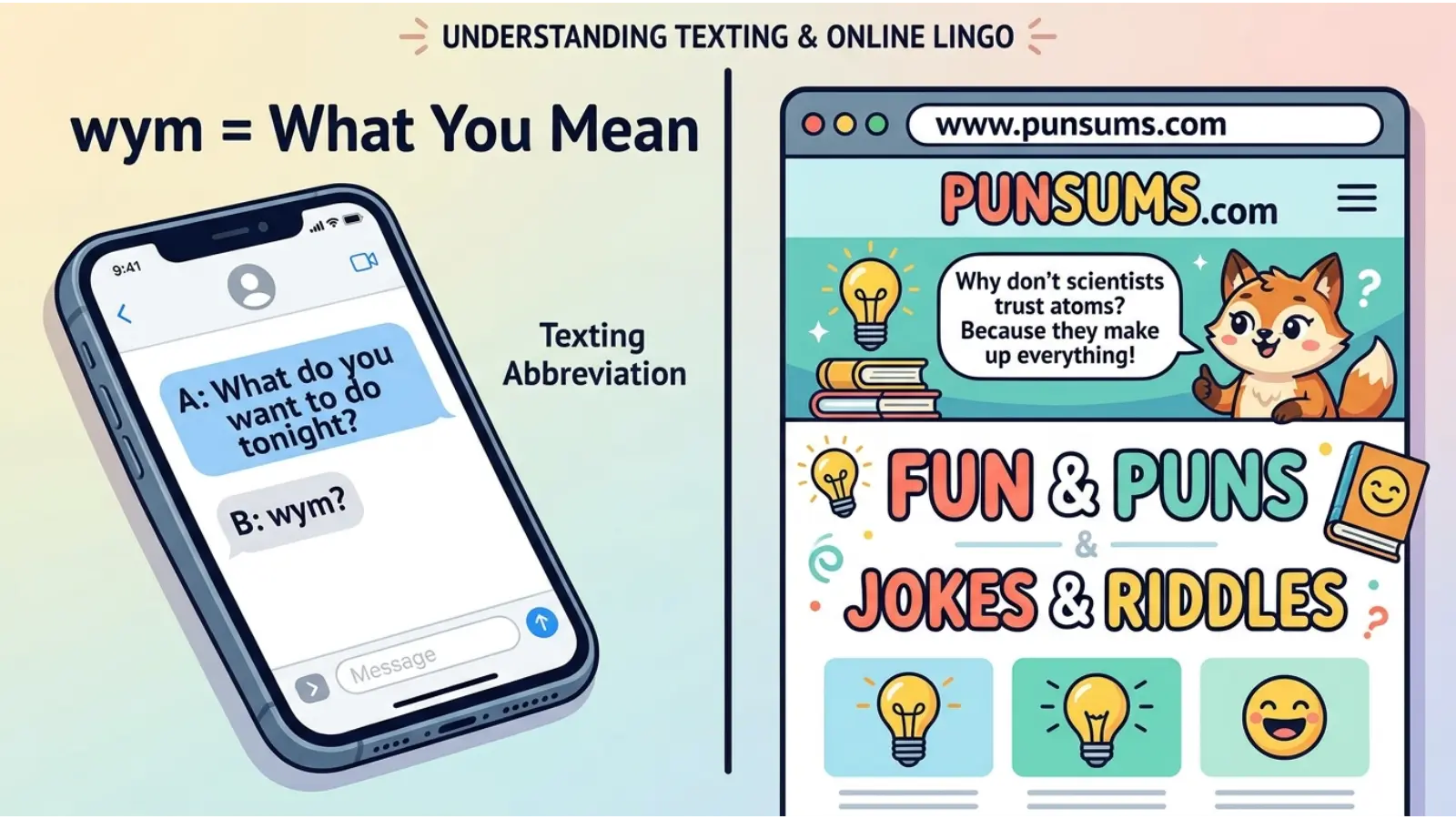 wym mean in text