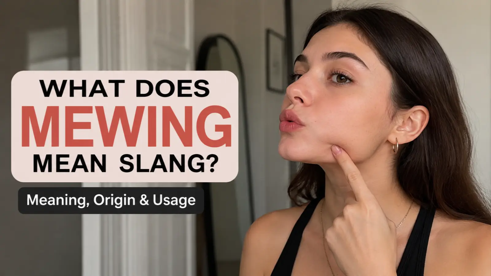 Mewing Mean Slang