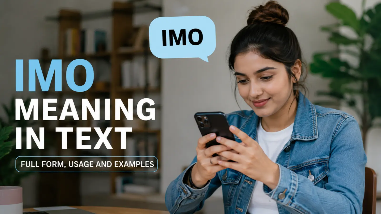 IMO Meaning in Text