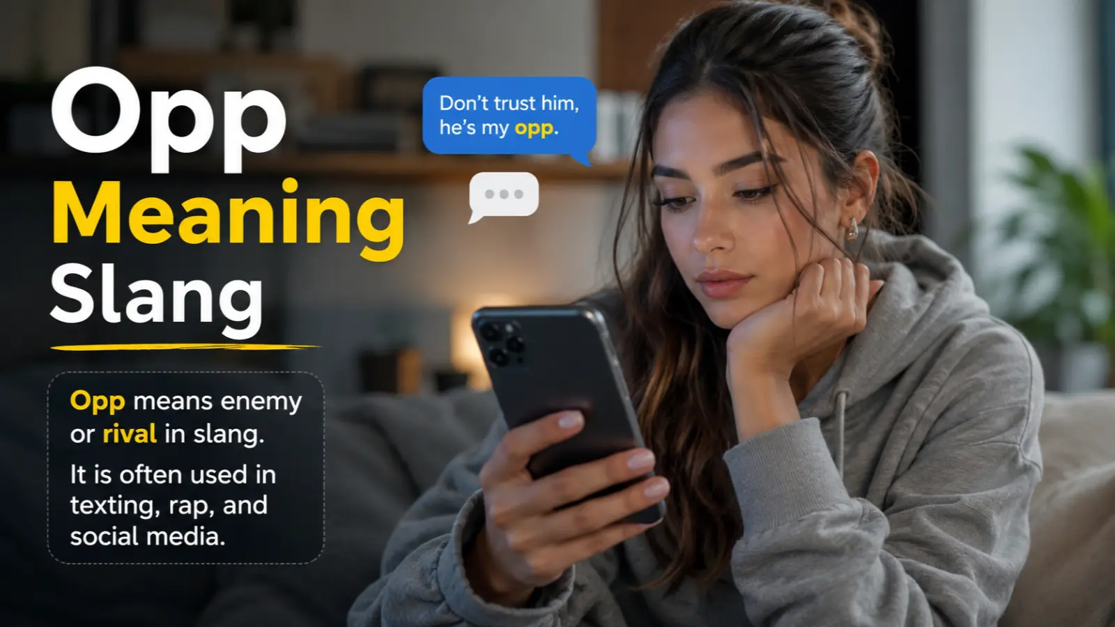 Opp Meaning in Text